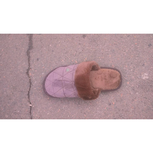 Тапочки домашние коричневые мужские тапки, махровые 41- 45 43 (арт. 6215)