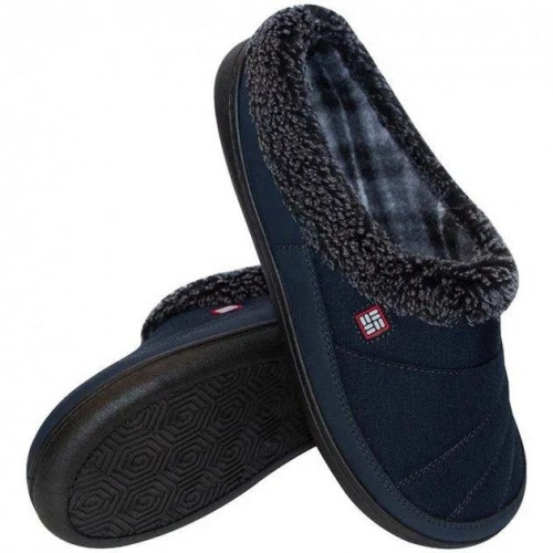 Тапочки домашние синие мужские тапки, махровые 41- 45 (арт. 6277)
