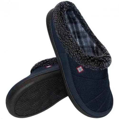 Тапочки домашні сині чоловічі тапки, махрові 41-45