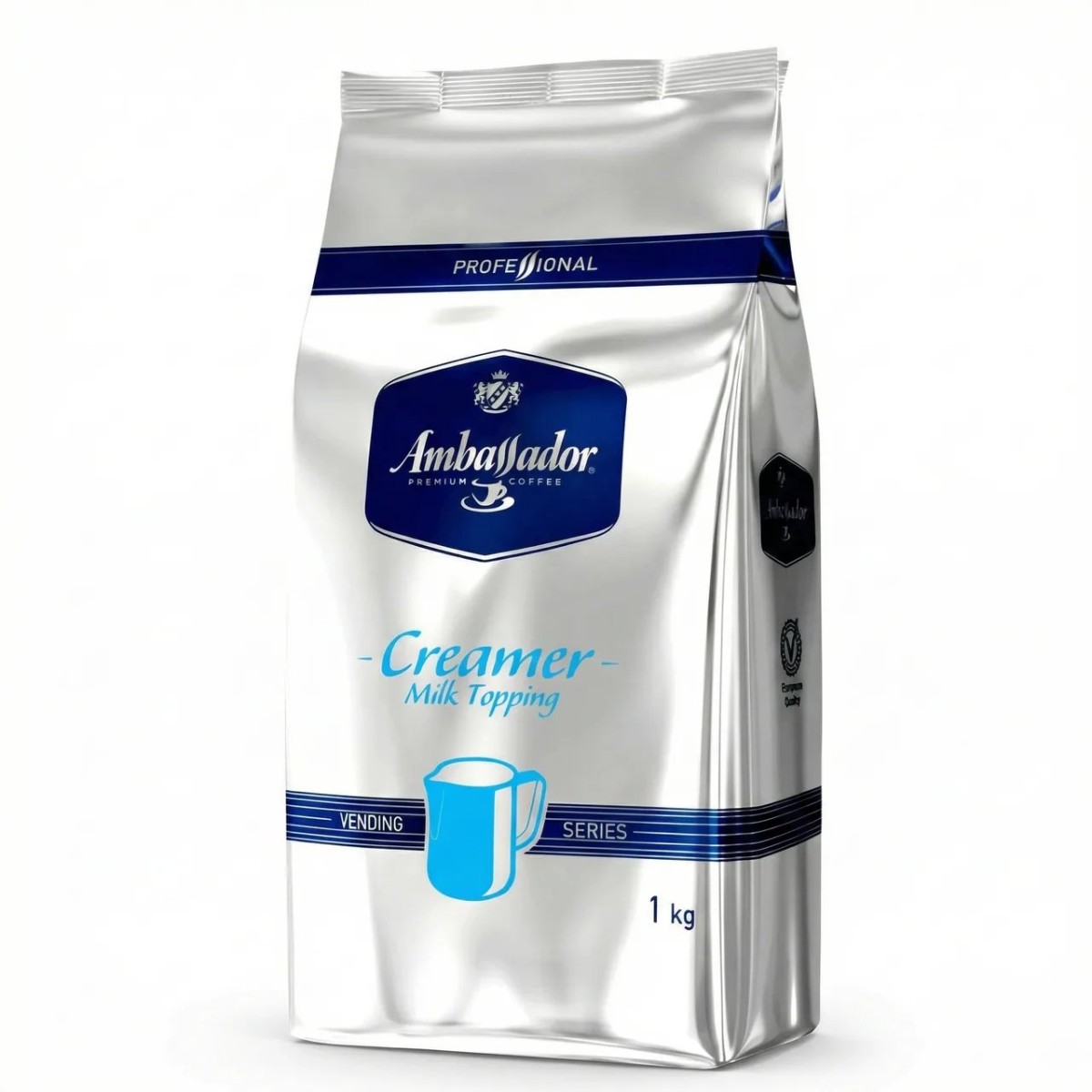 Сухі вершки Ambassador Creamer 1 кг | Молочний топінг для вендингу та кавомашин, розчинне молоко (арт. 6321)