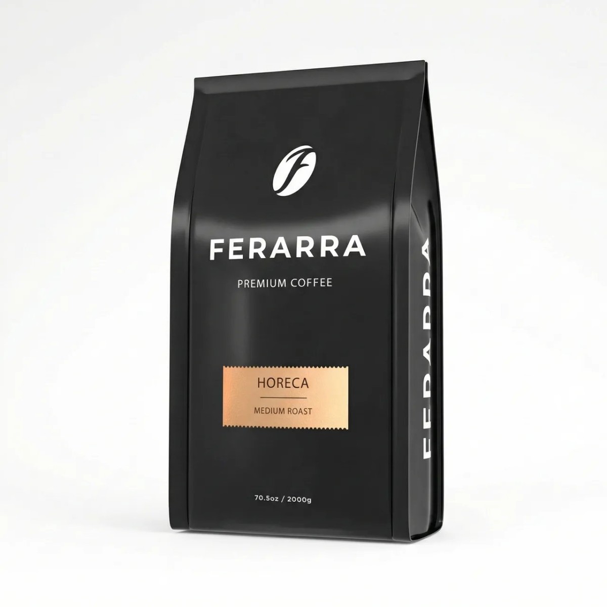 Кава в зернах Ferarra Horeca 2 кг | Професійна кава для кав'ярень та офісів, Середнє обсмажування (арт. 6327)