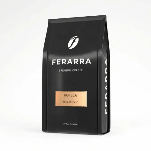 Кава в зернах Ferarra Horeca 2 кг | Професійна кава для кав'ярень та офісів, Середнє обсмажування