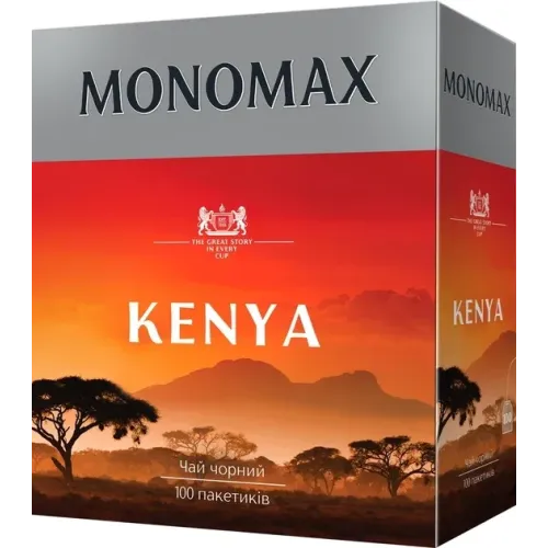 Чай чорний пакетований Мономах Kenya 100 х 2 г