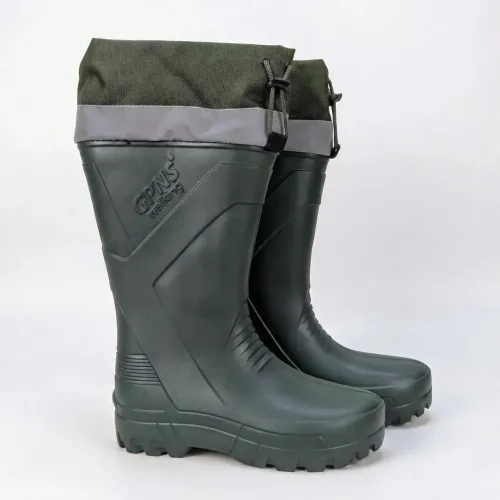 Чоботи чоловічі пінка (EVA) з манжетом | Хакі, GPNS, Розміри 42-45, Для рибалки та дачі