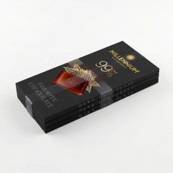 Набір шоколаду Millennium Favorite 99% (3 шт х 100 г). Екстра чорний гіркий шоколад