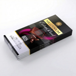 Набор шоколада Millennium Favorite Brut 80% (3 шт х 100 г). Экстра черный шоколад