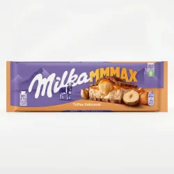 Шоколад Milka Toffee Ganznuss 300 г. Молочний з цілим фундуком та рідкою карамеллю (Мілька Тоффі)