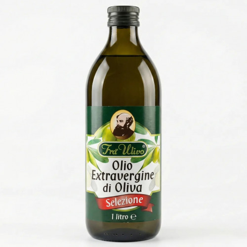 Оливкова олія Fra Ulivo Extra Virgin 1 л (Скло), Італія, перший холодний віджим, Selezione