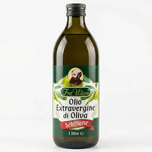 Оливкова олія Fra Ulivo Extra Virgin 1 л (Скло), Італія, перший холодний віджим, Selezione