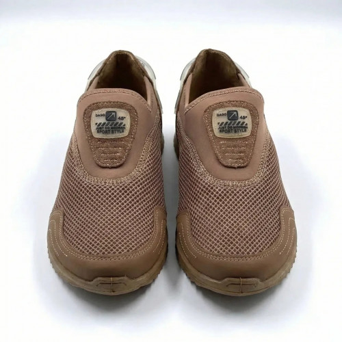 Сліпони чоловічі літні DAGO Style (Сітка) | Бежеві, Мокасини без шнурків, Розміри 41-45 44