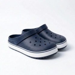 Сабо чоловічі сині Dago Style піна ЕВА. Стильні крокси на платформі 41-45