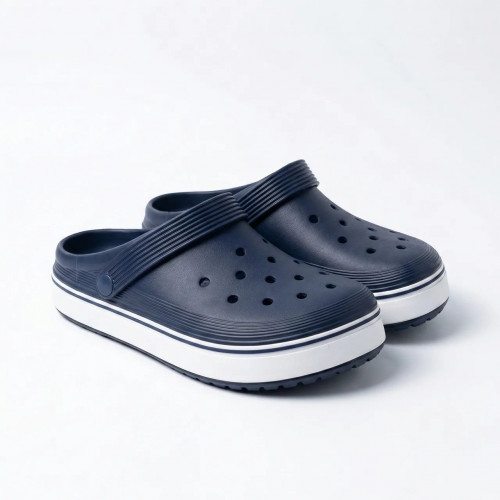 Сабо чоловічі сині Dago Style піна ЕВА. Стильні крокси на платформі 41-45