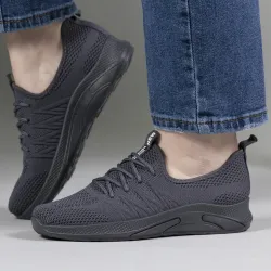 Кросівки жіночі темно-сірі на літо