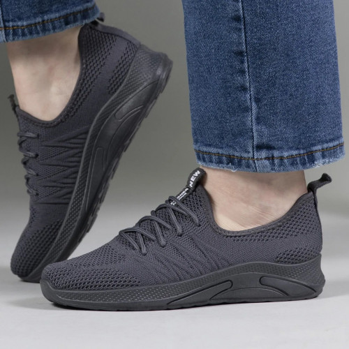 Кросівки жіночі темно-сірі на літо (арт. 6560)