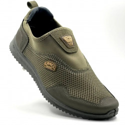 Кроссовки мокасины мужские сетка Хаки Dago Style