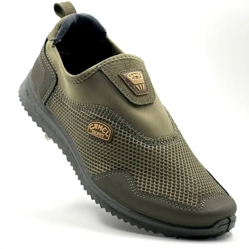 Кросівки мокасини чоловічі сітка Хакі Dago Style (арт. 6629)