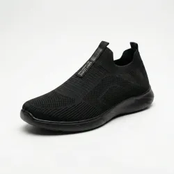 Чоловічі літні кросівки сліпони сітка чорні текстильні Saint Lonye (р. 41-45) 43