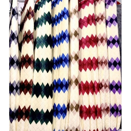 Плед євро розмір, велюр (арт. 6910)