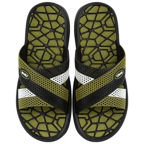 Шльопанці чоловічі зелені