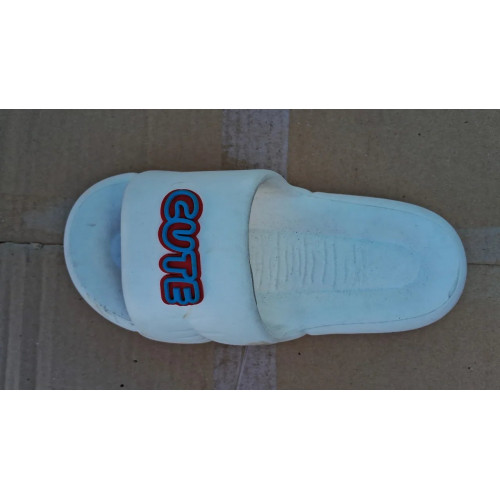 Капці шльопанці піна жіночі білі 3741 розмір