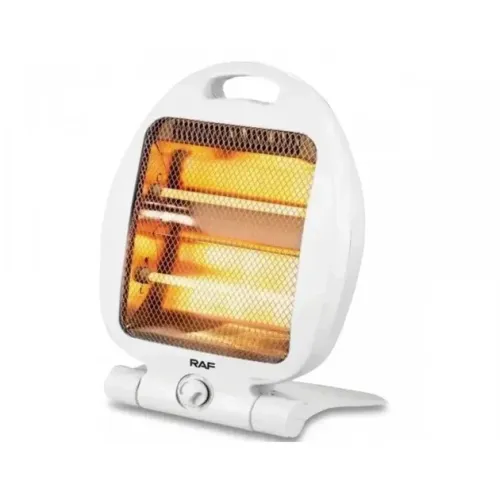 Інфрачервоний нагрівач RAF R.1190 підлоговий із 2 режимами роботи, механічне керування 800 Вт. Білий