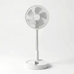 Вентилятор-трансформер підлоговий WindWaver (Білий), акумуляторний, телескопічний (до 1 метра)