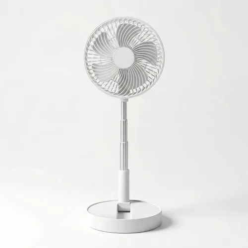 Вентилятор-трансформер підлоговий WindWaver (Білий), акумуляторний, телескопічний (до 1 метра)