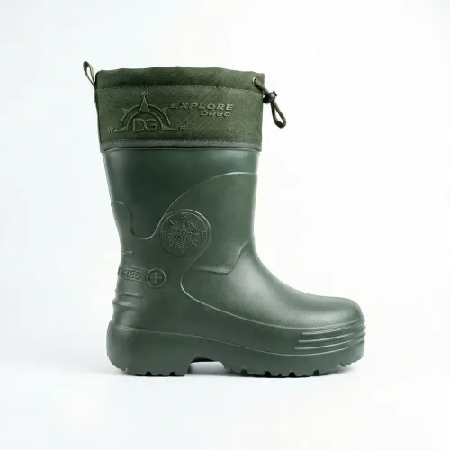 Чоловічі зимові чоботи-пінка Dago Хакі (ЕВА). Утеплені гумові чоботи для риболовлі (41-45)