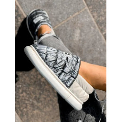 Дутики Superme GREY короткі уги хутряні низькі, що не промокають зимові теплі