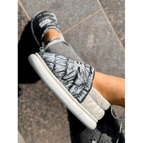 Дутики Superme GREY короткі уги хутряні низькі, що не промокають зимові теплі