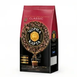 Кава в зернах Чорна Карта Classic 1 кг | Натуральна смажена кава середнього обсмажування, Оригінал