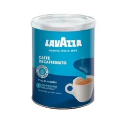 Кава мелена Lavazza Decafinato 250 грам в ж/б Банку