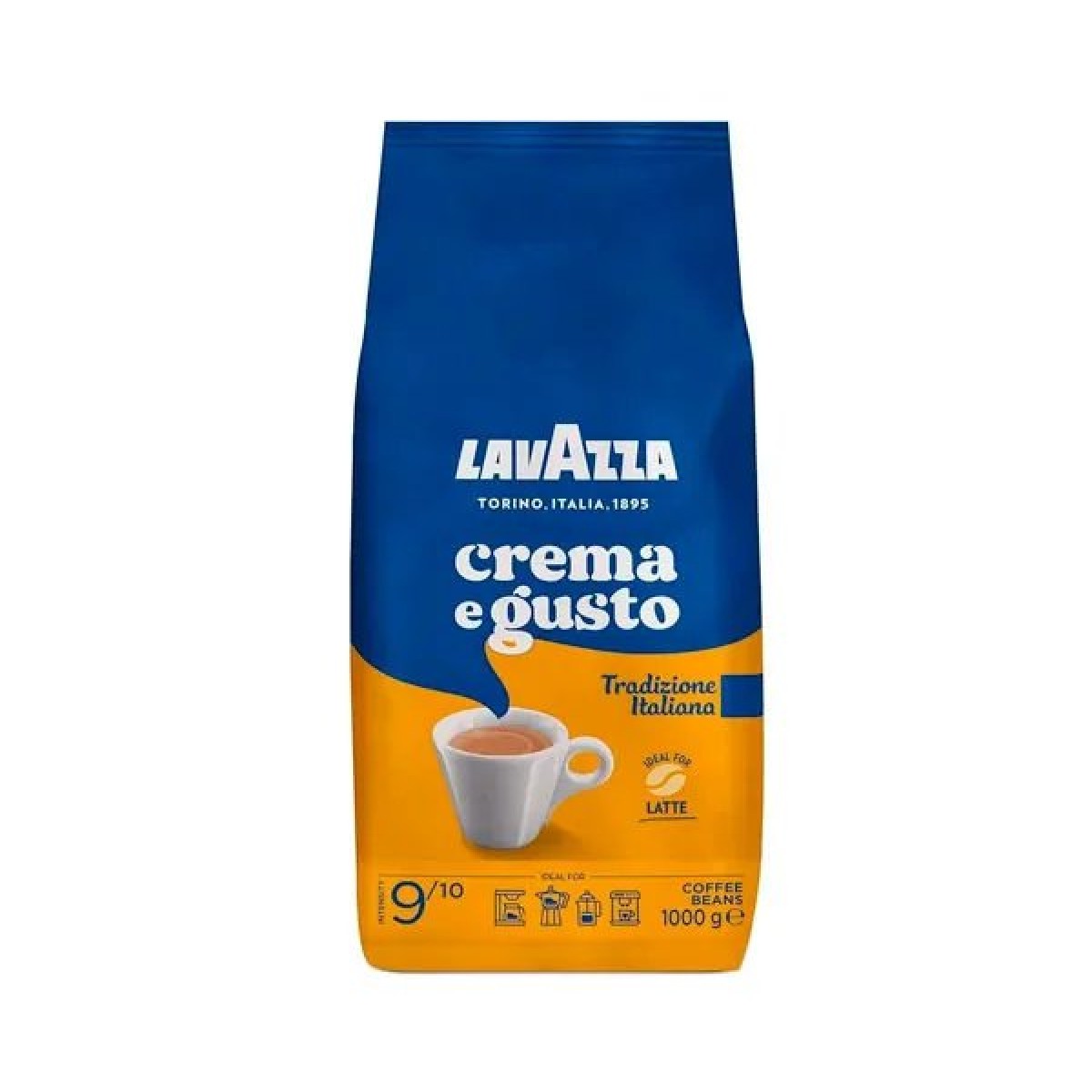 Кава Lavazza Crema e Gusto Tradizione Italiana (1 кг), зерно (арт. 6253)
