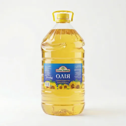 Олія соняшникова Світла Долина Рафінована 8,74 кг (ПЕТ пляшка) великий об'єм