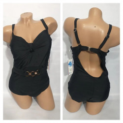 Купальник черный цельный 48-56