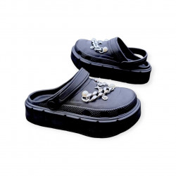 Кроксі женские 3741 розмер черніе пена  стразі