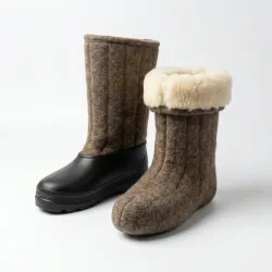 Бурки-валянки суконні на змійці 38-45 р, теплі зимові черевики для сильних морозів, сірі