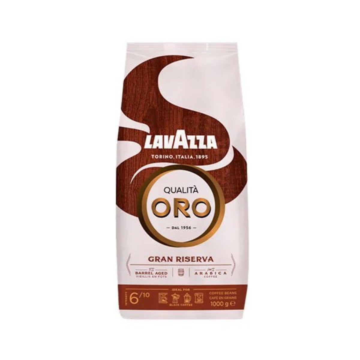 Кава Lavazza Qualita Oro Gran Riserva в зернах 1 кг 8000070067240 (арт. 7532)