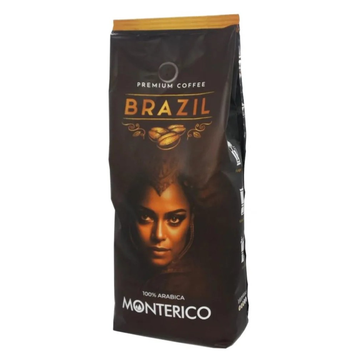 Кава Monterico Brazil 100% арабіка зерно 1 кілограм 8436013469534 (арт. 7534)
