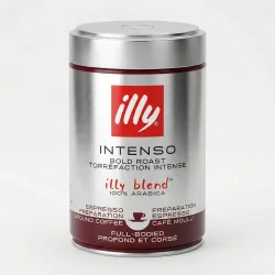 Кава мелена illy Intenso Bold Roast 250 г (Італія) Темне обсмаження ж/б 100% Арабіка