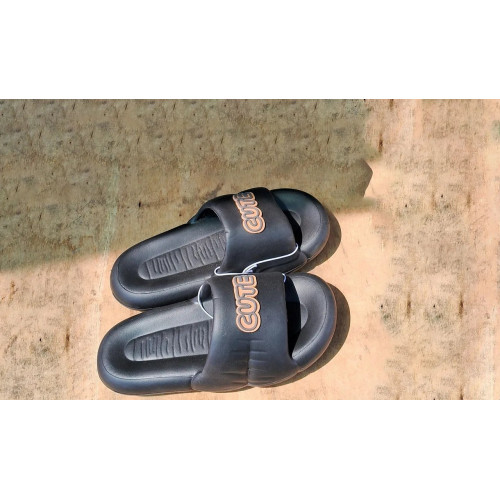 Жіночі шльопанці CUTE чорні – зручні, легкі, 36-41 розмір (арт. 6634)