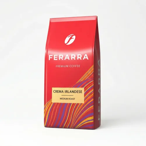 Кава в зернах Ferarra Crema Irlandese 1 кг | Десертна кава зі смаком Ірландський крем (Irish Cream)