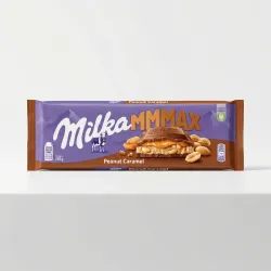 Шоколад Milka MMMax Peanut Caramel з цільним арахісом та карамеллю (великий) XXL
