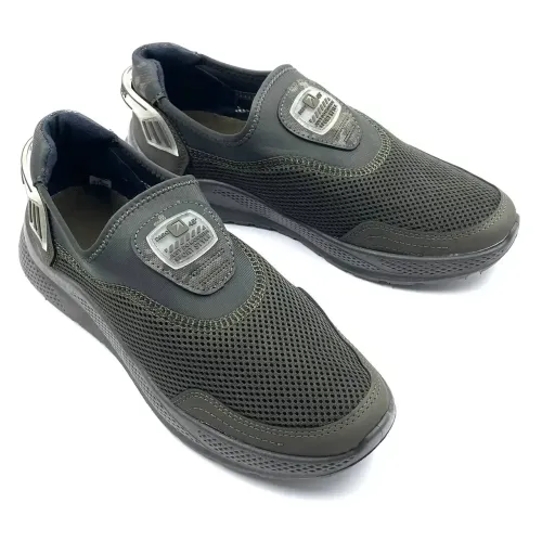 Кросівки Чоловічі Сітка Хакі Без Шнурків Dago Sport Style