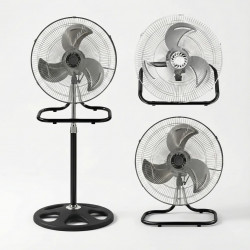 Підлоговий вентилятор металеві лопаті WimpeX WX-1807 3в1