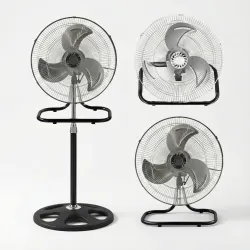 Підлоговий вентилятор металеві лопаті WimpeX WX-1807 3в1