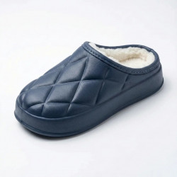 Женские зимние галоши-сабо (кроксы) на меху TapMal, синие (36-41) 39