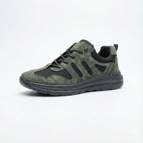 Кросівки чоловічі літні (р. 41-45) камуфляж хакі, тактичний стиль, сітка (арт. 8138)