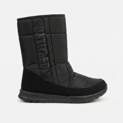 Чоловічі зимові чоботи дутики чорні на блискавці Untitled. Теплі непромокальні напівчоботи. Розміри 41-45