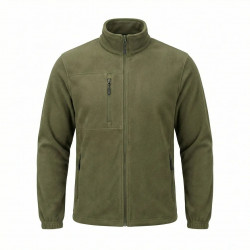 Кофта чоловіча флісова зимова чорна, фліска тепла щільна, толстовка чоловіча.